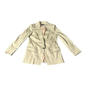 NWT J Crew Womens Willa Blazer Green Stretch Preppy Lined Jacket Sz 2 One Button